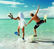 beach wedding (свадьба на пляже, описание церемонии)